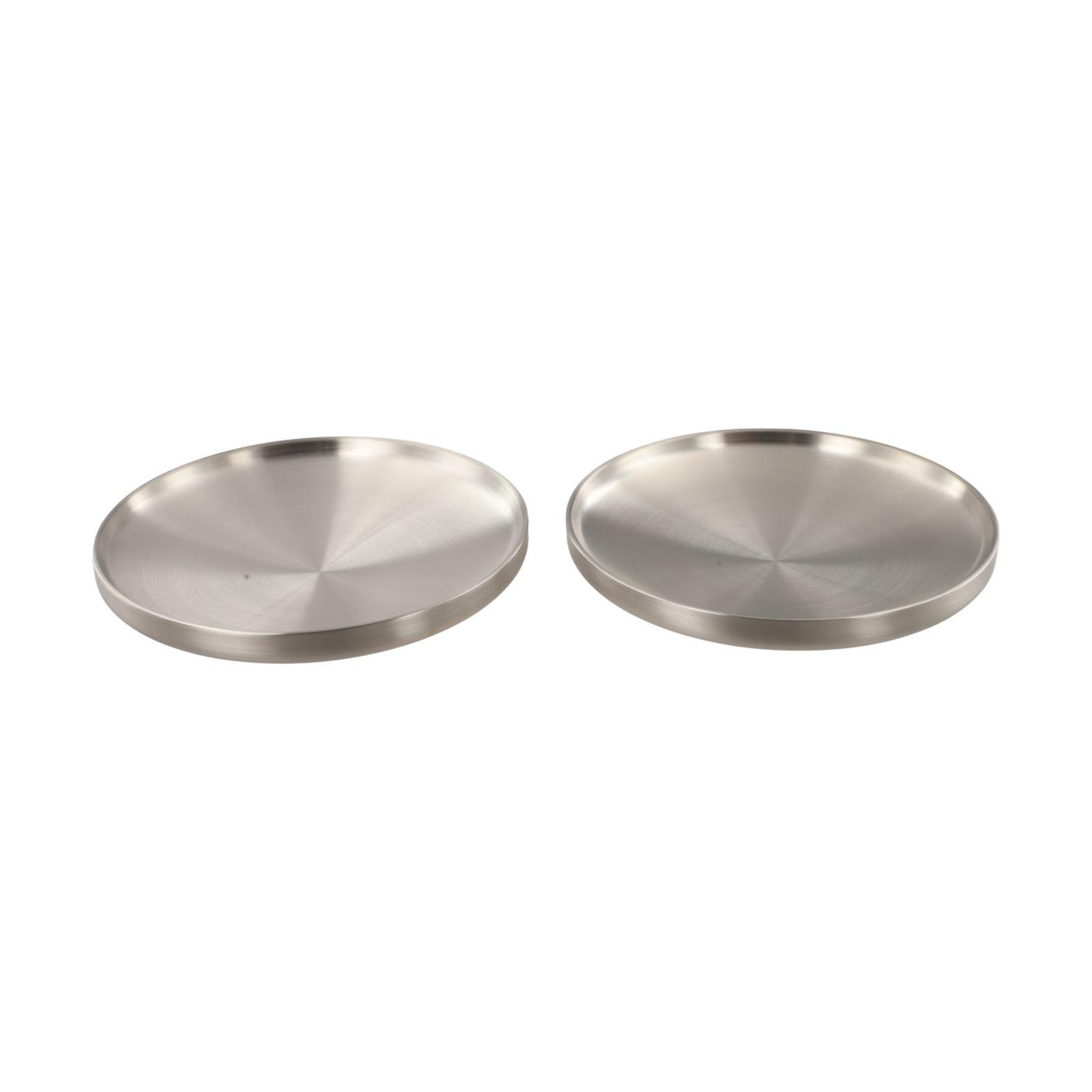 Double-layer Roasting Barbecue Pan Cold Serving Trays Included silver17CM
Double-layer Roasting Barbecue Pan Cold Serving Trays Included silver17CM