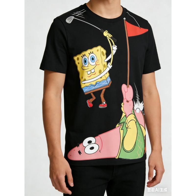 Fashion New Hot Selling SpongeBob SquarePants Hip Hop Happy Pattern 3D Printed Round Neck Quick Drying T-shirt Large Size S
Fashion New Hot Selling SpongeBob SquarePants Hip Hop Happy Pattern 3D Printed Round Neck Quick Drying T-shirt Large Size S