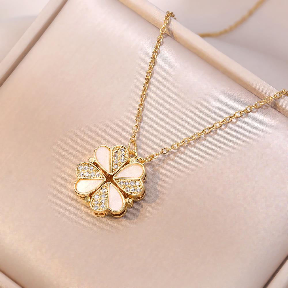 Ожерелье Женская любовь Новое Открыть и закрыть Четырехлистный цветок Один носить больше ключицы цепь
Ожерелье Женская любовь Новое Открыть и закрыть Четырехлистный цветок Один носить больше ключицы цепь