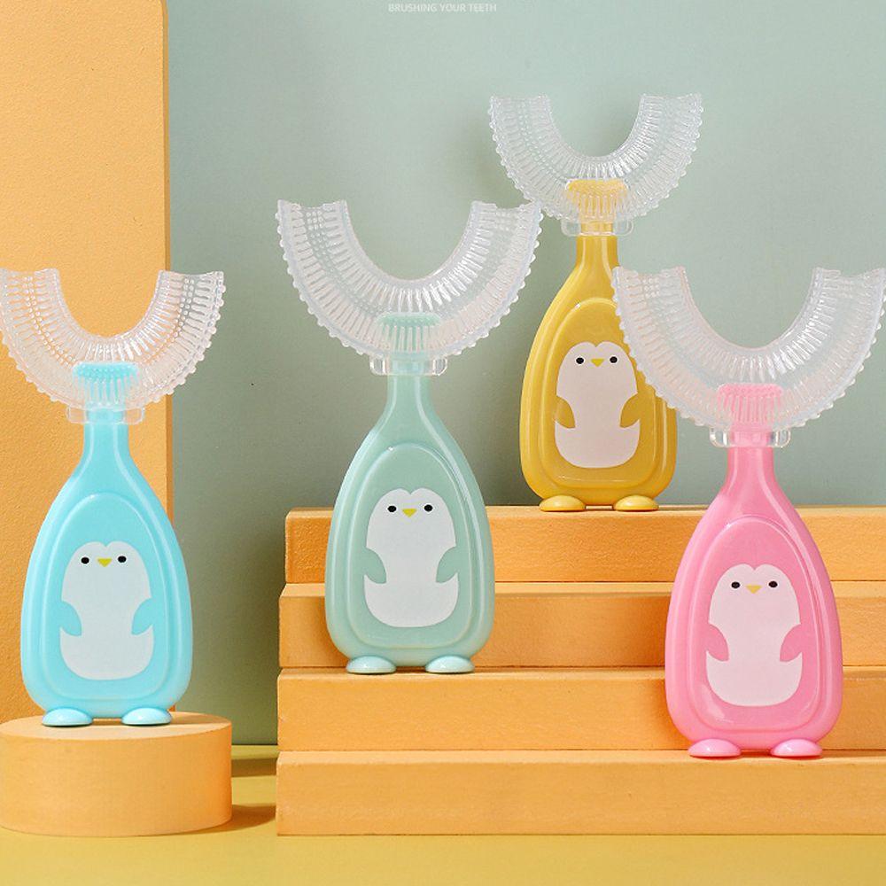 Kids Macaron Color U-shape Baby Toothbrush Children Silicone Toothbrush Teeth Cleaner Oral Care
Kids Macaron Color U-shape Baby Toothbrush Children Silicone Toothbrush Teeth Cleaner Oral Care