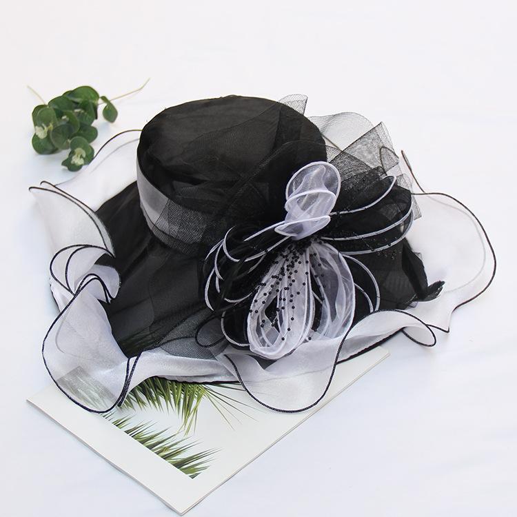 Face Covering Sun Protection Beach Hat Women S Summer Organza Feather Flower Fashion Hat Foldable Sun Hat Adjustable
Face Covering Sun Protection Beach Hat Women S Summer Organza Feather Flower Fashion Hat Foldable Sun Hat Adjustable