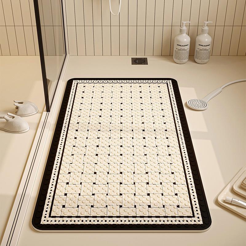Bathroom Suction Cup Anti-slip Mat Light Luxury High-quality Floor Mat Square Bathroom Shower Room Foot Mat 40*70cm
Bathroom Suction Cup Anti-slip Mat Light Luxury High-quality Floor Mat Square Bathroom Shower Room Foot Mat 40*70cm