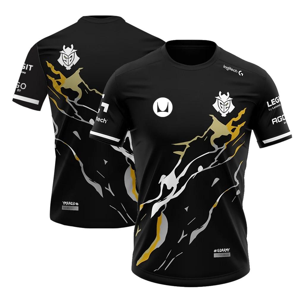 New Summer G2 Esports Team Uniform Men T shirt Sport Game LOL CS GO Jersey Men s T-shirt Casual Breathable Oversized Clothes Tee S
New Summer G2 Esports Team Uniform Men T shirt Sport Game LOL CS GO Jersey Men s T-shirt Casual Breathable Oversized Clothes Tee S