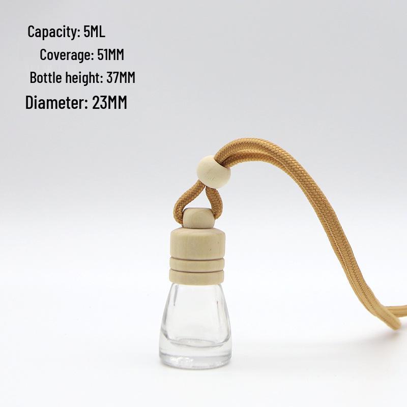 Clear Glass Perfume Bottle with Rope - Car Pendant & Mini Aroma Diffuser
Clear Glass Perfume Bottle with Rope - Car Pendant & Mini Aroma Diffuser