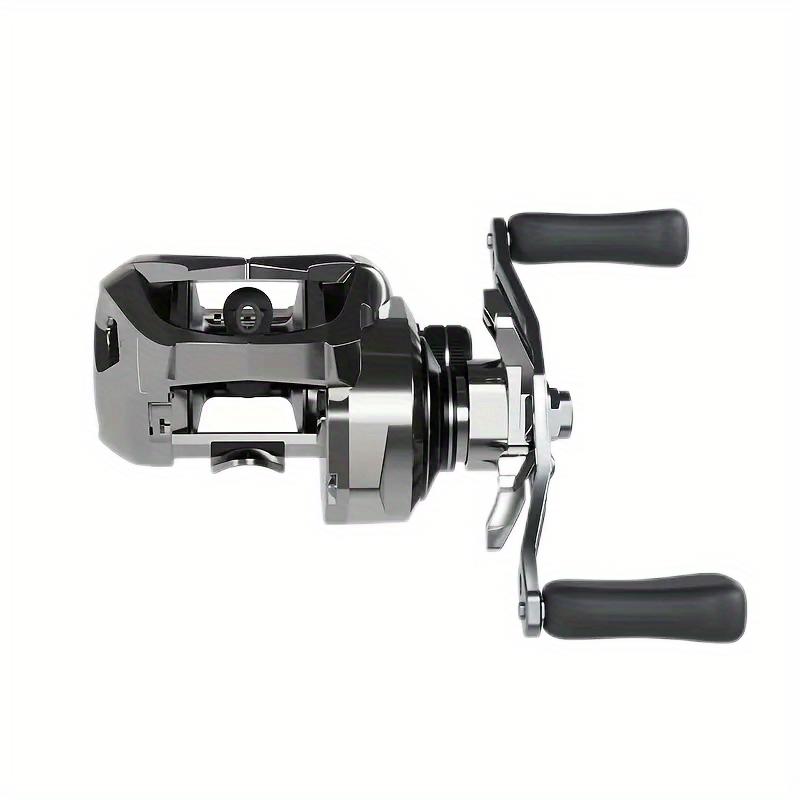 New Portable Extra-large Long-cast Magnetic Fishing Reel 7.2:1 Gear Ratio 5+1 Ball Bearing 18LB Max Drag Baitcasting Reel for Freshwater Saltwater Right Hand
New Portable Extra-large Long-cast Magnetic Fishing Reel 7.2:1 Gear Ratio 5+1 Ball Bearing 18LB Max Drag Baitcasting Reel for Freshwater Saltwater Right Hand