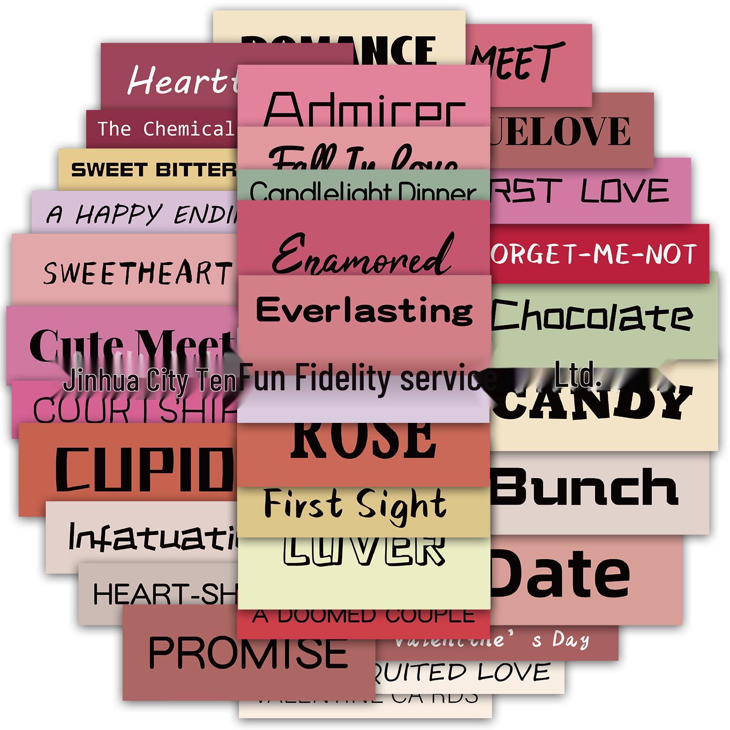 50-Piece Valentine s Day Sticker Set for Water Bottles, Phone Cases & Notebooks
50-Piece Valentine s Day Sticker Set for Water Bottles, Phone Cases & Notebooks