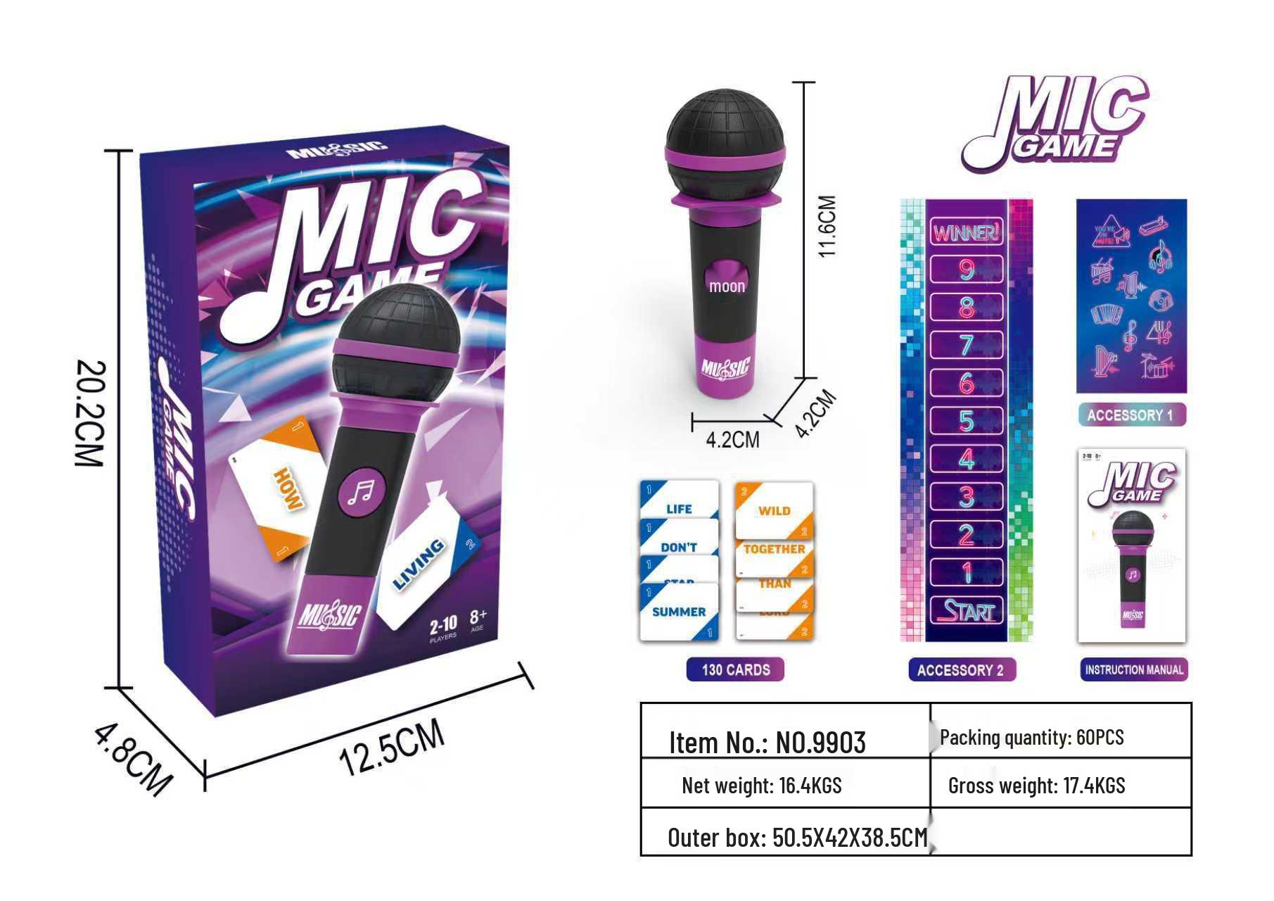 GrabTheMic Karaoke Card Game: Interactive Two-Player Mic-Stealing Party Toy
GrabTheMic Karaoke Card Game: Interactive Two-Player Mic-Stealing Party Toy
