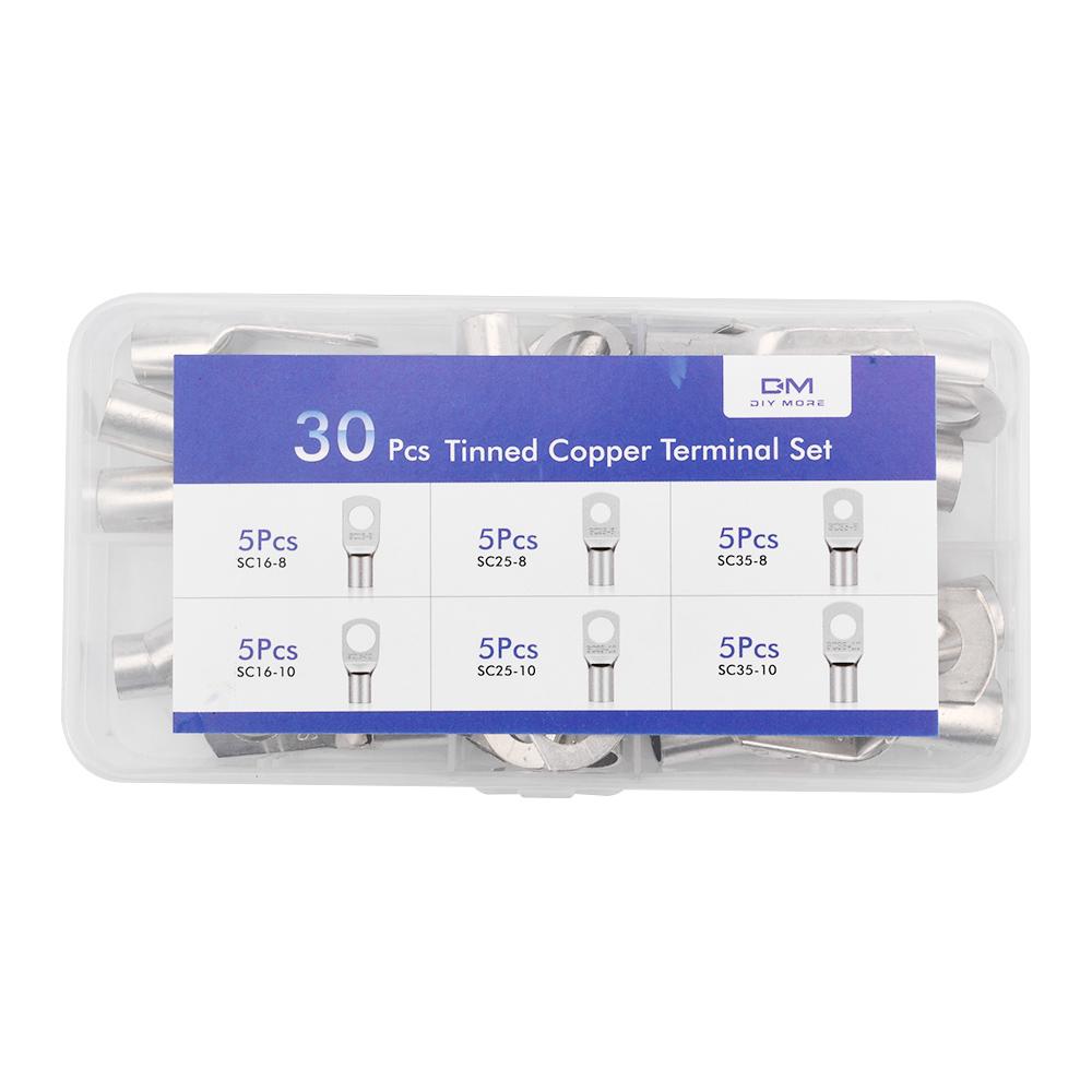 30pcs/150pcs SC Electrical Terminals for Cable Lugs Tinned Copper Lug Ring Wire Connectors Bare Cable Terminals
30pcs/150pcs SC Electrical Terminals for Cable Lugs Tinned Copper Lug Ring Wire Connectors Bare Cable Terminals