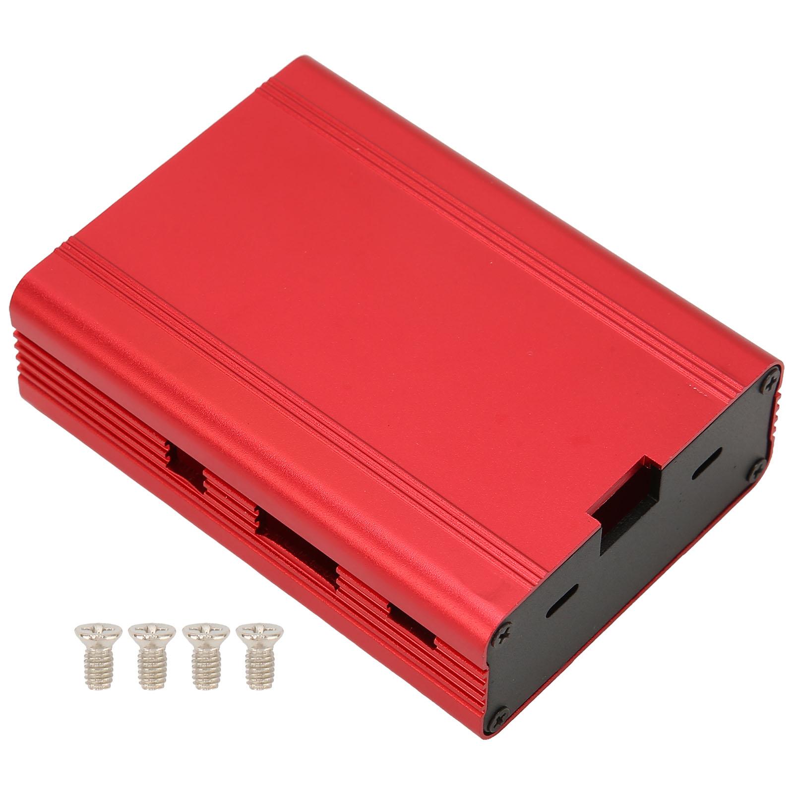 Aluminum Alloy Case Circuit Board Heat Dissipation Protective Enclosure for Raspberry PiRed
Aluminum Alloy Case Circuit Board Heat Dissipation Protective Enclosure for Raspberry PiRed