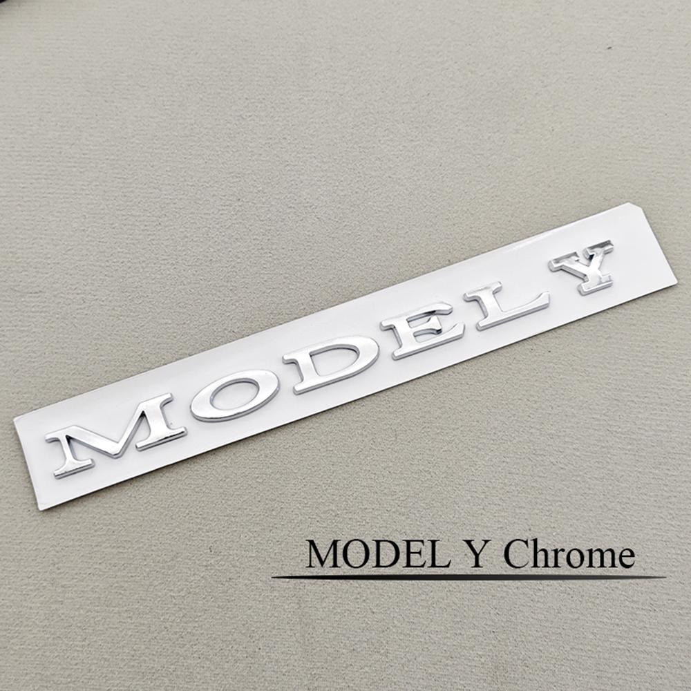 3D ABS Chrome Black Matte Black Car Styling Letters Logo MODEL Y Emblem Badge Sticker Decals For TESLA MODEL Y Auto Accessories
3D ABS Chrome Black Matte Black Car Styling Letters Logo MODEL Y Emblem Badge Sticker Decals For TESLA MODEL Y Auto Accessories