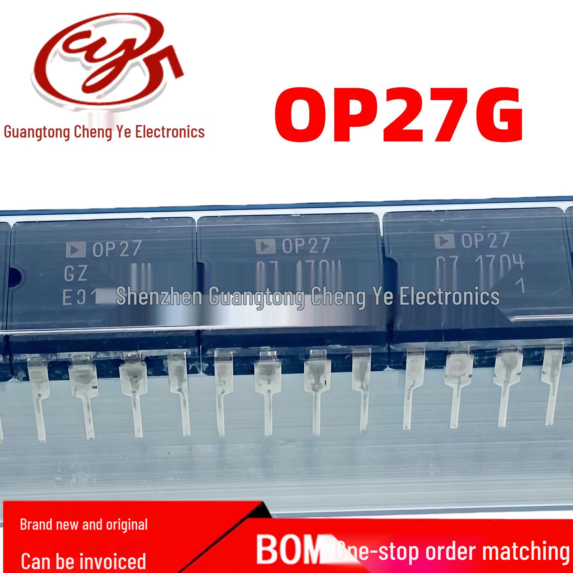 OP27G Low Noise Precision Amplifier DIP-8 Chip
OP27G Low Noise Precision Amplifier DIP-8 Chip