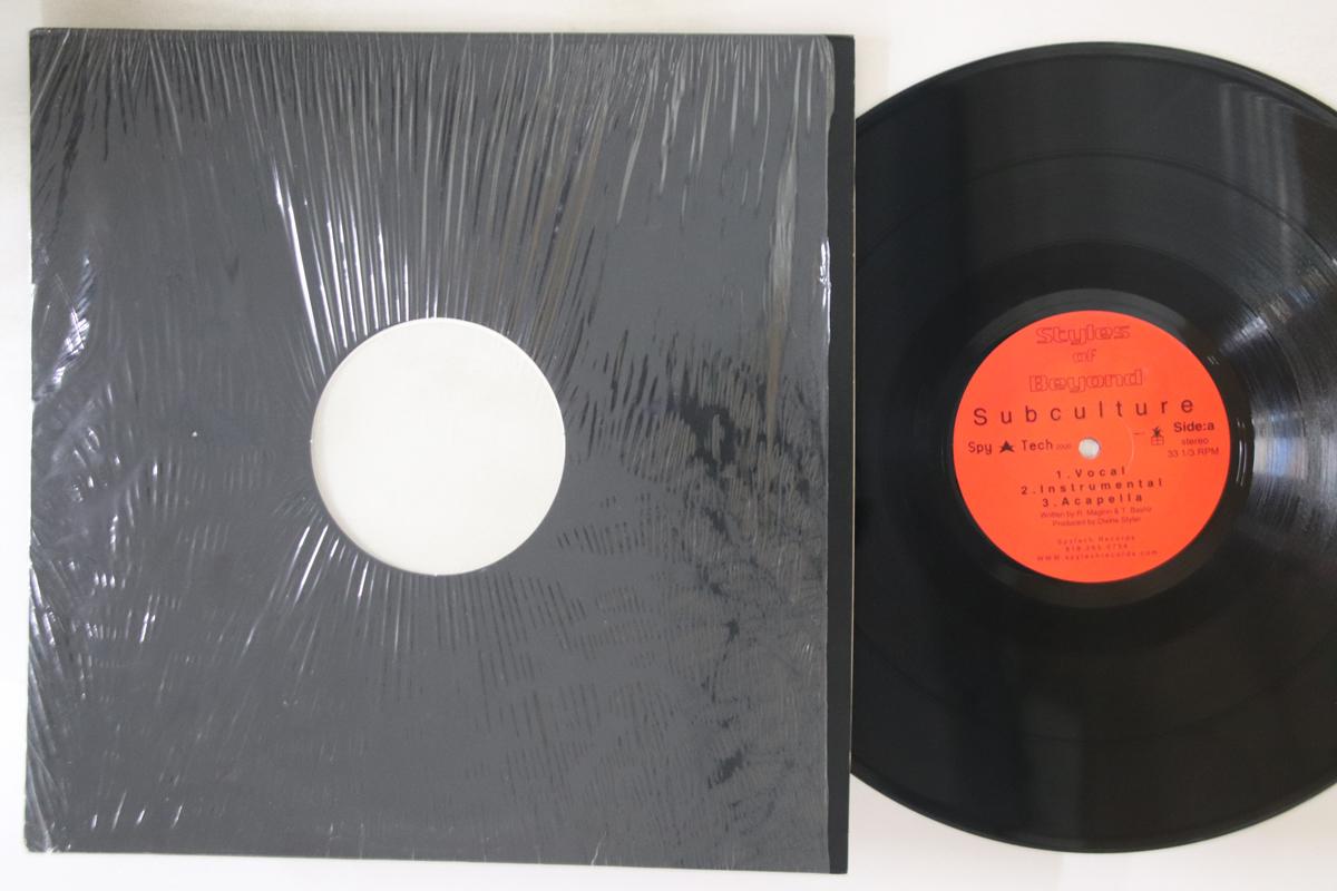 12inch Record STYLES OF BEYOND - Subculture 8182650754 SPY TECH US Rap & Hip-Hop/R&B Used
12inch Record STYLES OF BEYOND - Subculture 8182650754 SPY TECH US Rap & Hip-Hop/R&B Used