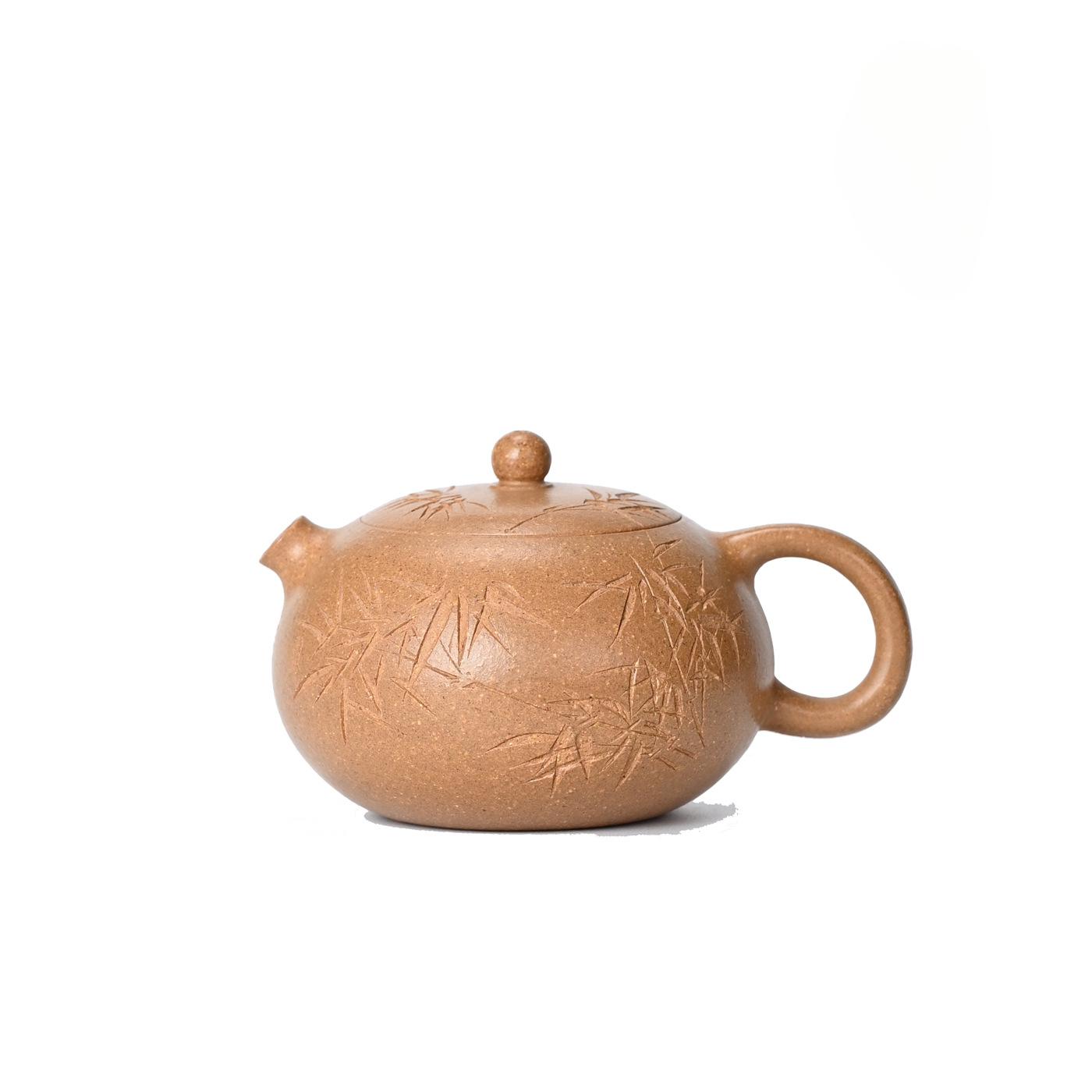 160ml Classic Yixing Purple Clay Teapots Handmade Bamboo Xishi Pot Raw Ore Section Mud Kettle Zisha Tea Set Collection Gifts
160ml Classic Yixing Purple Clay Teapots Handmade Bamboo Xishi Pot Raw Ore Section Mud Kettle Zisha Tea Set Collection Gifts