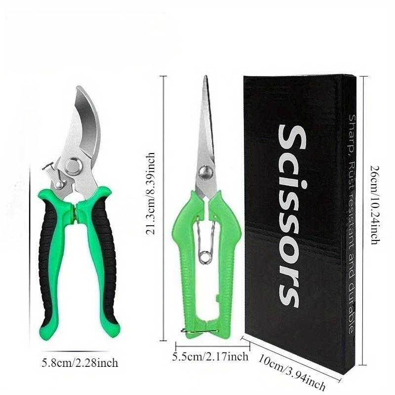 1 set Garden Scissors Sharp Bypass Pruning Shears Tree Thick Branch Flower Stem Secateurs Manual Clippers for Gardening зелёный
1 set Garden Scissors Sharp Bypass Pruning Shears Tree Thick Branch Flower Stem Secateurs Manual Clippers for Gardening зелёный