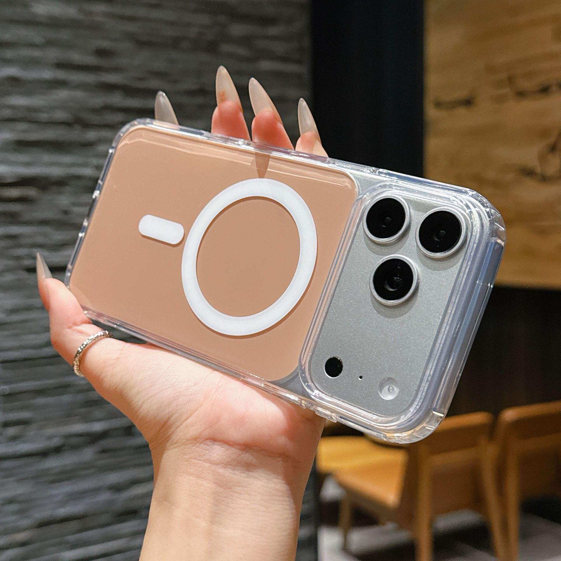 Jingcai Magnetic Hard Shell Protective Case for iPhone 17 PM/16 Pro Max with Transparent Frame 15 Plus пустынный/золотой
Jingcai Magnetic Hard Shell Protective Case for iPhone 17 PM/16 Pro Max with Transparent Frame 15 Plus пустынный/золотой