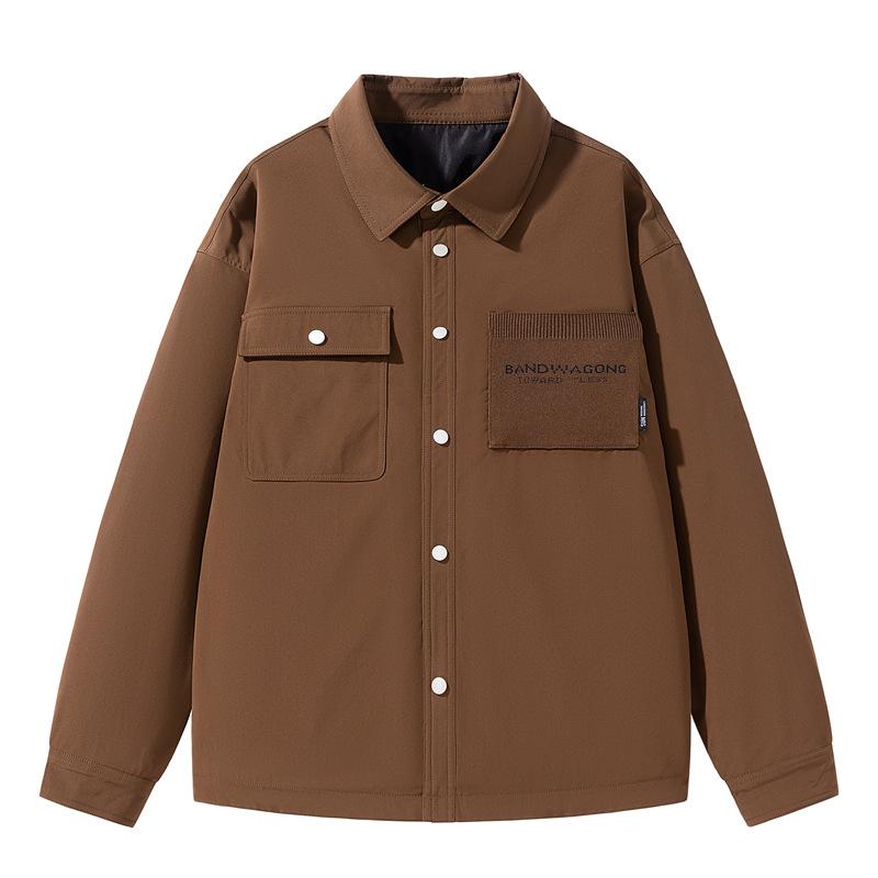 Hong Kong Style Jacket Men s Thin Lapel Autumn and Winter New Men s Korean Version of Leisure Youth Outdoor Shirt Jacket M
Hong Kong Style Jacket Men s Thin Lapel Autumn and Winter New Men s Korean Version of Leisure Youth Outdoor Shirt Jacket M