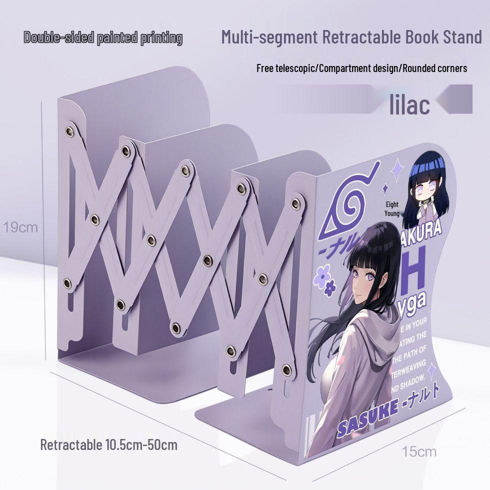 Naruto & Sasuke Retractable Desktop Organizer and Bookshelf Thickened Metal Adjustable Bookshelf
Naruto & Sasuke Retractable Desktop Organizer and Bookshelf Thickened Metal Adjustable Bookshelf