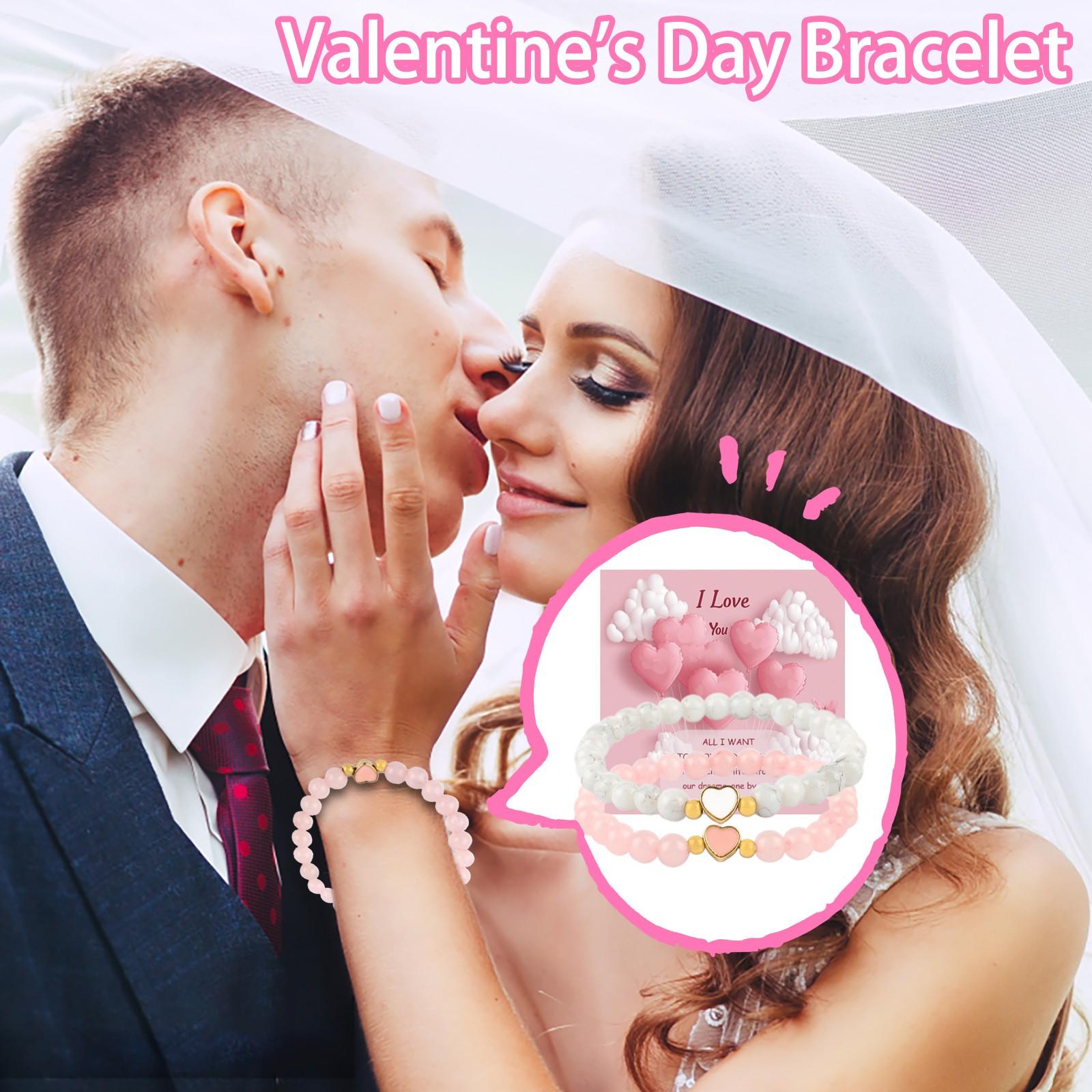 Natural Stone Couple Bracelet Set Valentine s Day Gift Love Valentine s Day Cards For Kids In School Classrooms, Valentine s Day Gift Exchange One Size
Natural Stone Couple Bracelet Set Valentine s Day Gift Love Valentine s Day Cards For Kids In School Classrooms, Valentine s Day Gift Exchange One Size