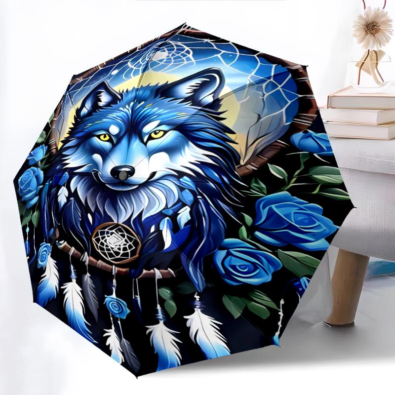 1PC wolf theme Umbrella Portable Folding Umbrella Iron Frame Hole Bone Structure Outdoor Home Umbrella A15 разноцветный
1PC wolf theme Umbrella Portable Folding Umbrella Iron Frame Hole Bone Structure Outdoor Home Umbrella A15 разноцветный