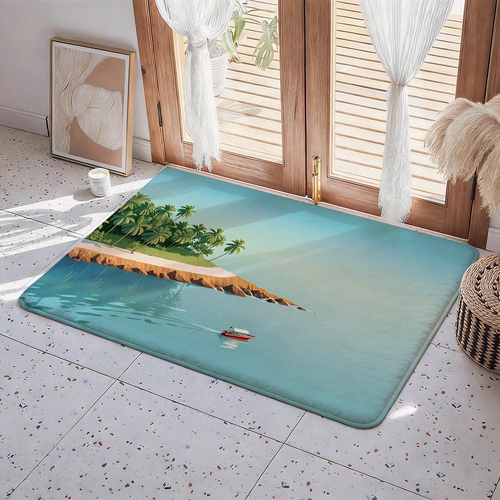 Landscape L Beach Floor Mat Eco Flannel Doormat Non Slip Odorless Indoor Floor Rug Soft Short Plush Home Mat 50x80cm
Landscape L Beach Floor Mat Eco Flannel Doormat Non Slip Odorless Indoor Floor Rug Soft Short Plush Home Mat 50x80cm