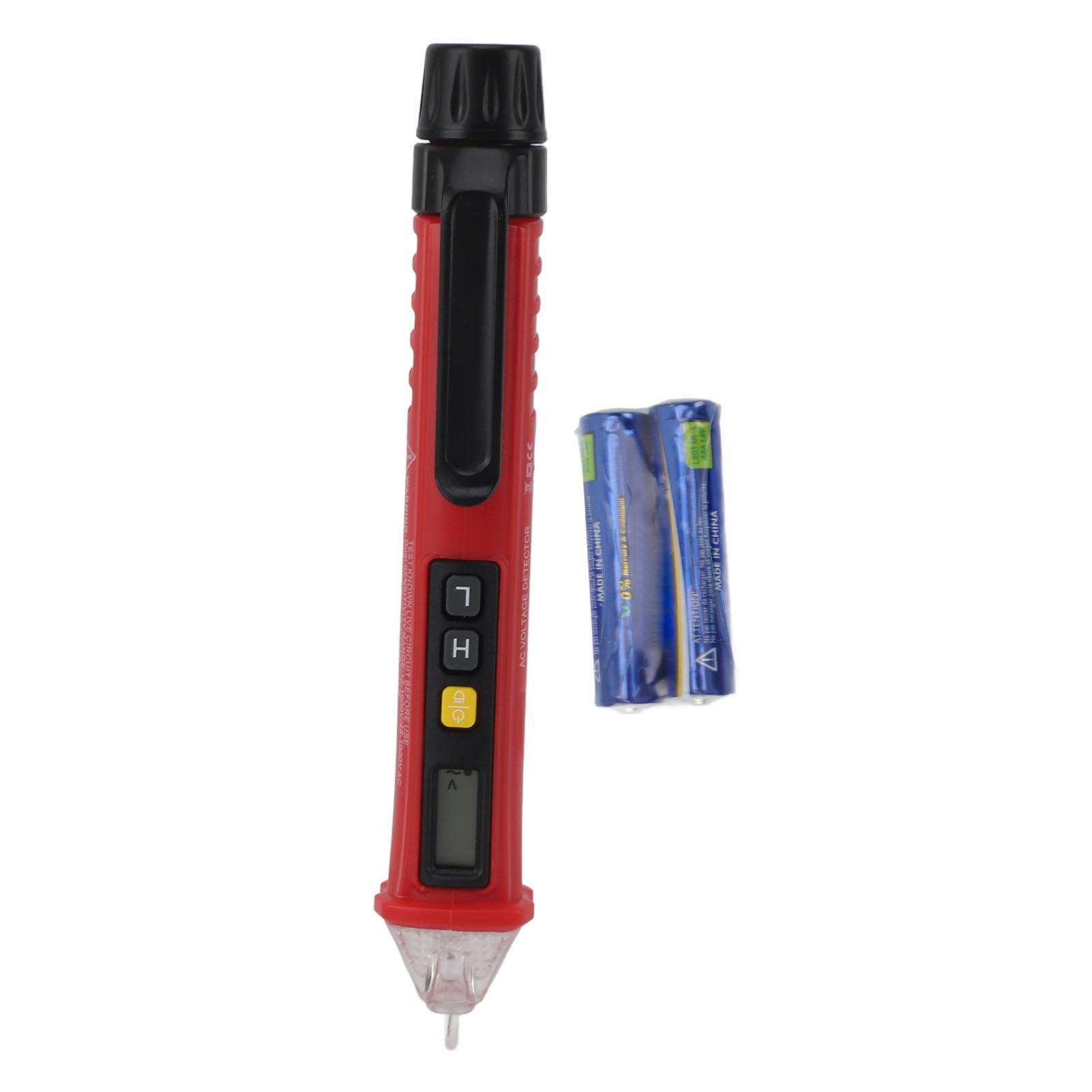 Electric Tester Pen Plastic Digital Display 12 to 1000V Non Contact Voltage Tester
Electric Tester Pen Plastic Digital Display 12 to 1000V Non Contact Voltage Tester