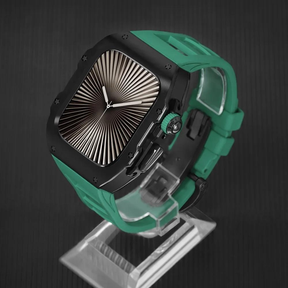 Набір ремінців з нержавіючої сталі+фторкаучуку для Apple Watch Ultra 3 2 1 49 мм Розкішний комплект для модифікації для iwatch Серії 11 10 46 мм 42 мм Series 11 10 46mm
Набір ремінців з нержавіючої сталі+фторкаучуку для Apple Watch Ultra 3 2 1 49 мм Розкішний комплект для модифікації для iwatch Серії 11 10 46 мм 42 мм Series 11 10 46mm