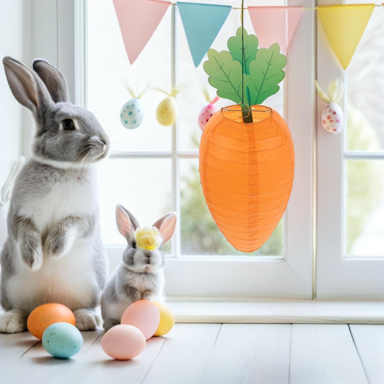 4Pcs Cute Carrot Lanterns Easter Decorations Hanging Paper Lanterns for Tree Ceiling Wedding Birthday Spring Festival Supplies other
4Pcs Cute Carrot Lanterns Easter Decorations Hanging Paper Lanterns for Tree Ceiling Wedding Birthday Spring Festival Supplies other