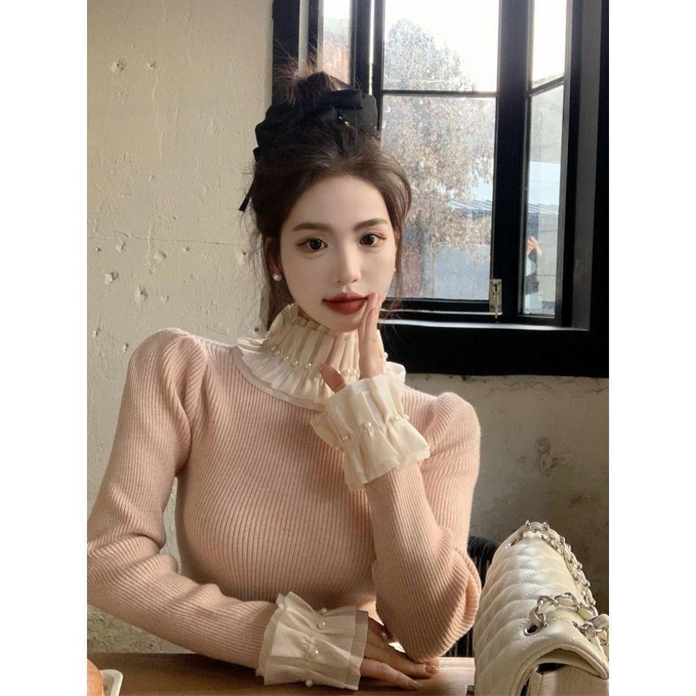 Women s French Beaded Knit Sweater with Stand Collar – Slim Fit, Long Sleeve, Autumn/Winter Gentle Style One Size розовый
Women s French Beaded Knit Sweater with Stand Collar – Slim Fit, Long Sleeve, Autumn/Winter Gentle Style One Size розовый