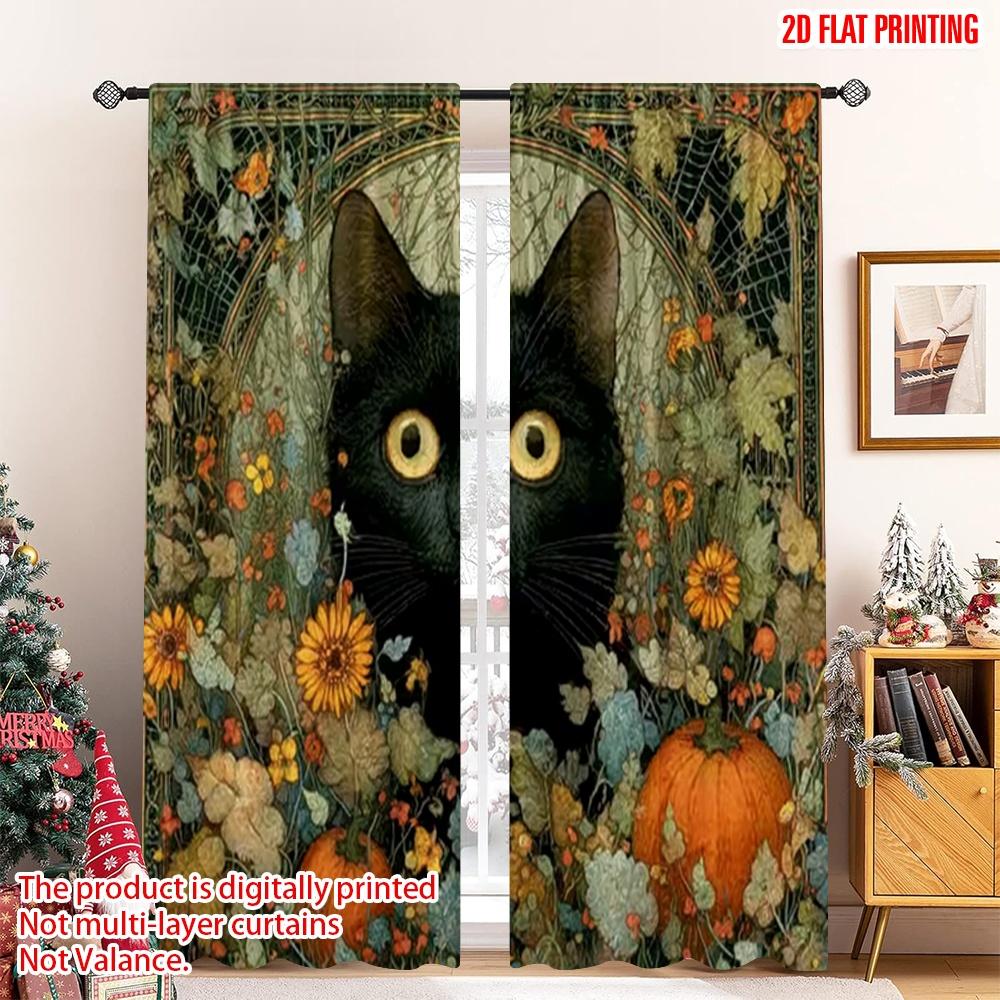 Flat Printing Christmas Curtains Durable Polyester Fiber Party Decorations Perfect Festive Bedroom Living Set Of 2 Made Decor W100*H70(CM)-Hooks&2PCS
Flat Printing Christmas Curtains Durable Polyester Fiber Party Decorations Perfect Festive Bedroom Living Set Of 2 Made Decor W100*H70(CM)-Hooks&2PCS