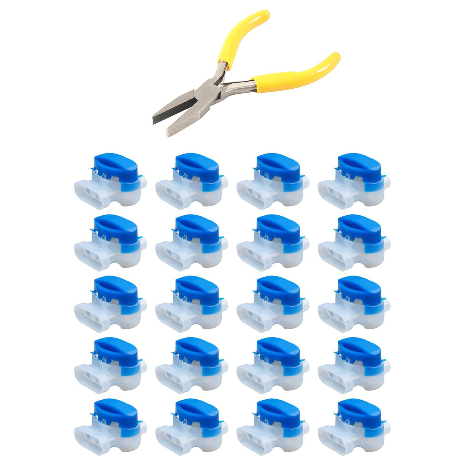 Самозачищающиеся кабельные соединители Водонепроницаемый набор соединителей для кабелей от 22 до 14 AWG для роботизированных газонокосилок и ирригации 1
Самозачищающиеся кабельные соединители Водонепроницаемый набор соединителей для кабелей от 22 до 14 AWG для роботизированных газонокосилок и ирригации 1