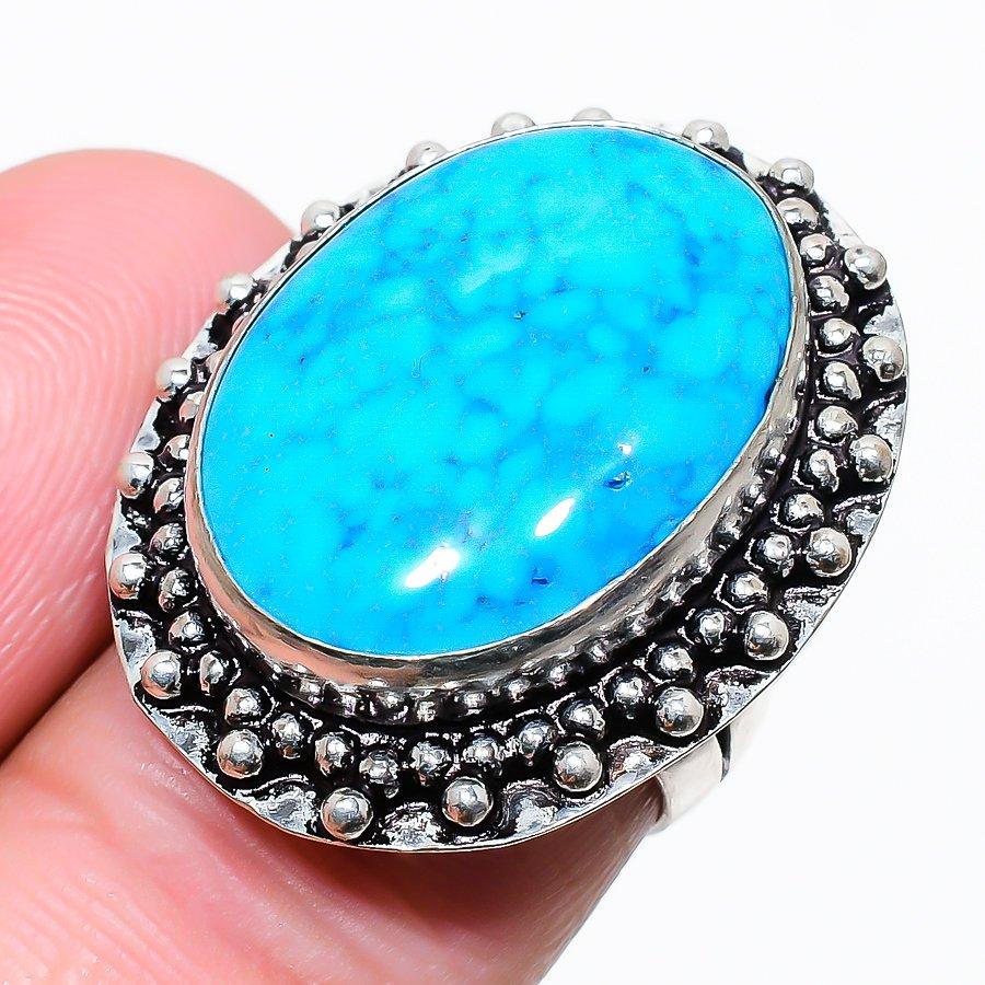 Ювелирное кольцо из стерлингового серебра 925 пробы с драгоценным камнем Спящая бирюза , размер 6 K5c48
Ювелирное кольцо из стерлингового серебра 925 пробы с драгоценным камнем Спящая бирюза , размер 6 K5c48