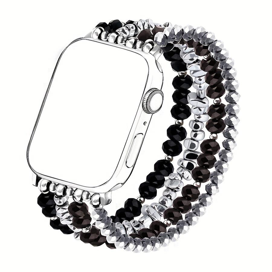 Stylish Black Agate Crystal Bracelet Strap for Apple Watch (38-49mm) 49/46/45/44/42MM чёрный
Stylish Black Agate Crystal Bracelet Strap for Apple Watch (38-49mm) 49/46/45/44/42MM чёрный