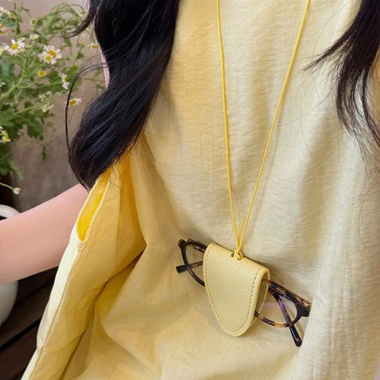 Magnetic Eyeglass Holder Wearable Faux Leather Glasses Keeper Eyeglass Hanger Clip with Lanyard for Sunglasses Eyeglasses
Magnetic Eyeglass Holder Wearable Faux Leather Glasses Keeper Eyeglass Hanger Clip with Lanyard for Sunglasses Eyeglasses