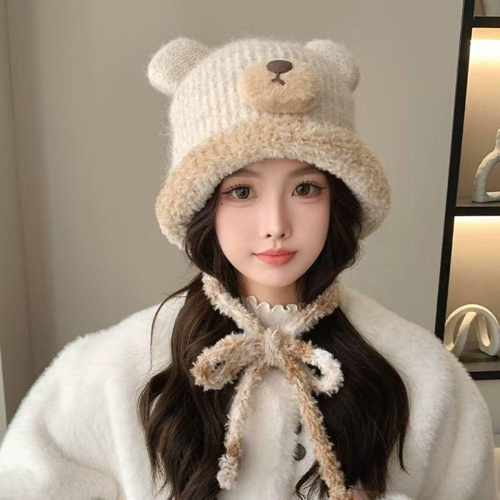 Korean Style Drawstring Bag-Hat Autumn Winter Women s Bear Hats Cute Crossbody Bag Hat Girls сірий
Korean Style Drawstring Bag-Hat Autumn Winter Women s Bear Hats Cute Crossbody Bag Hat Girls сірий