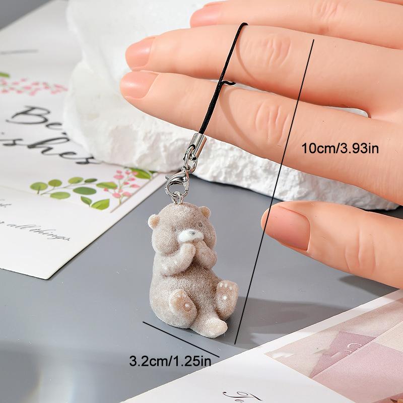 Fun Cartoon Flocking Animal Keychains Phone Lanyard Resin Cute Bag Charm Earphone Case Hanging Accessories Christmas Gift as the picture
Fun Cartoon Flocking Animal Keychains Phone Lanyard Resin Cute Bag Charm Earphone Case Hanging Accessories Christmas Gift as the picture