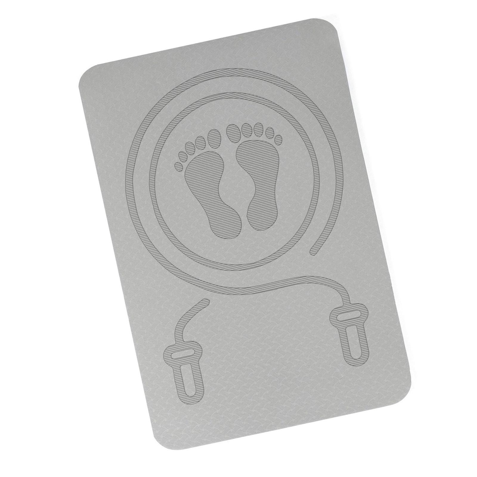 Противоударный коврик для упражнений, нескользящий коврик для скакалки, коврик для домашнего спортзала, амортизирующая подкладка, портативный уличный фитнес-аксессуар серый
Противоударный коврик для упражнений, нескользящий коврик для скакалки, коврик для домашнего спортзала, амортизирующая подкладка, портативный уличный фитнес-аксессуар серый