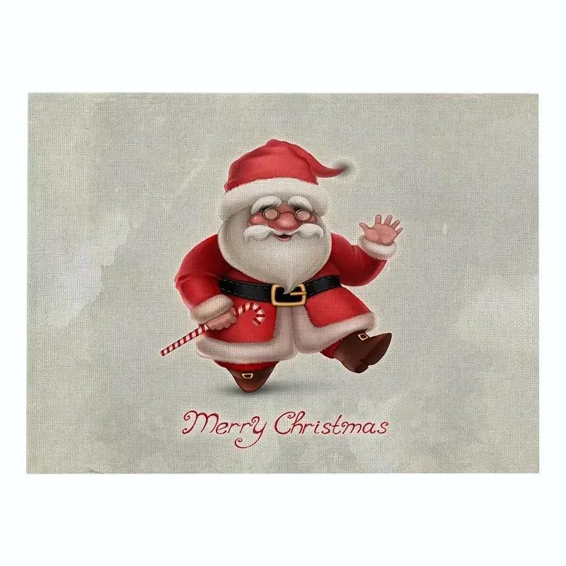 1PC Christmas Kitchen Placemat Cartoon Santa Pattern Decorative Table Mats Waterproof Drink Coasters Linen Cup Western 1PC 30x45CM
1PC Christmas Kitchen Placemat Cartoon Santa Pattern Decorative Table Mats Waterproof Drink Coasters Linen Cup Western 1PC 30x45CM