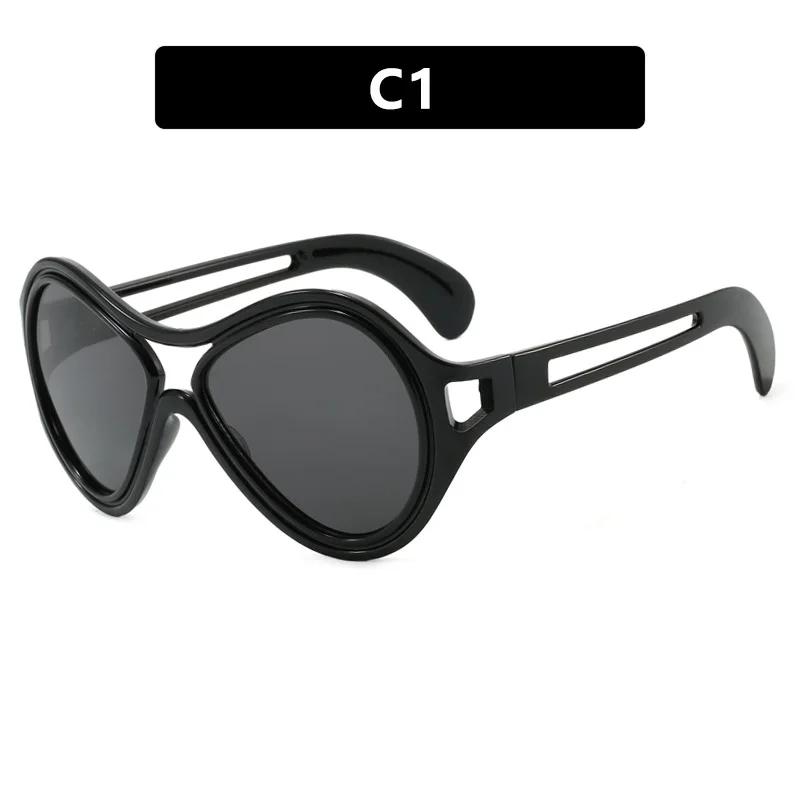 Irregular Vintage Oversized Sunglasses Women For Men Luxurious Brand Style Designer Sun Glasses Punk Popular Big Frame Outdoor Use Eyeglasses
Irregular Vintage Oversized Sunglasses Women For Men Luxurious Brand Style Designer Sun Glasses Punk Popular Big Frame Outdoor Use Eyeglasses