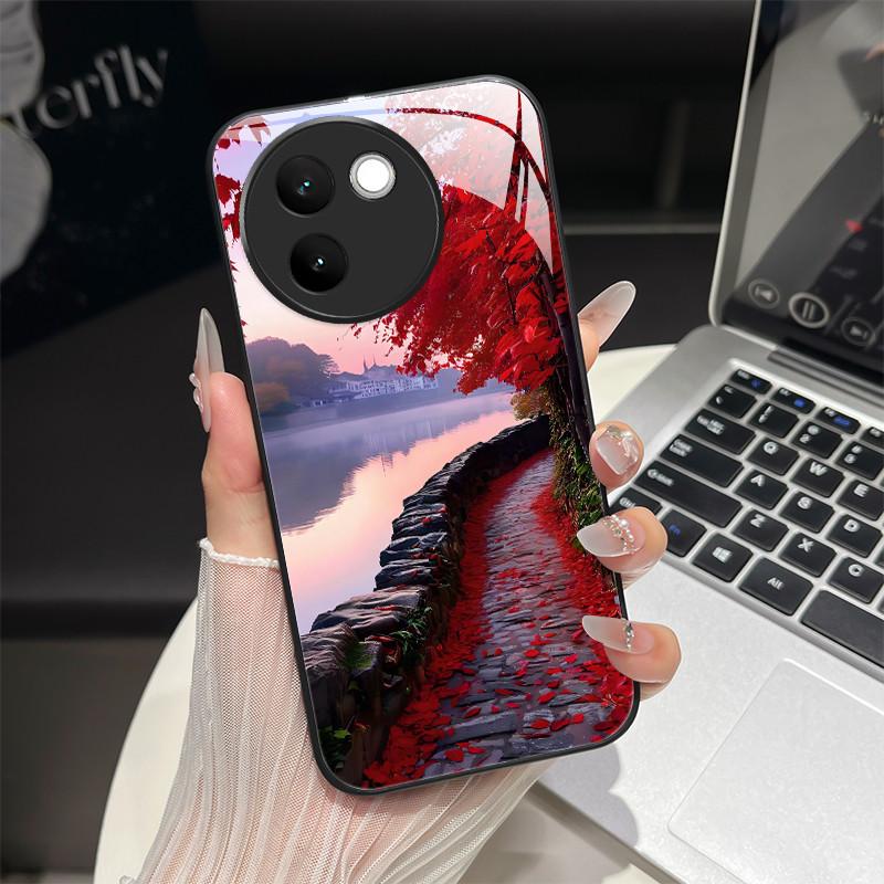 For Vivo V30e V 30e Phone Case Trendy Fantasy Design Tempered Glass Hard Bumper For VivoV30e V2339 Full Protection Back Covers vivo V30e
For Vivo V30e V 30e Phone Case Trendy Fantasy Design Tempered Glass Hard Bumper For VivoV30e V2339 Full Protection Back Covers vivo V30e