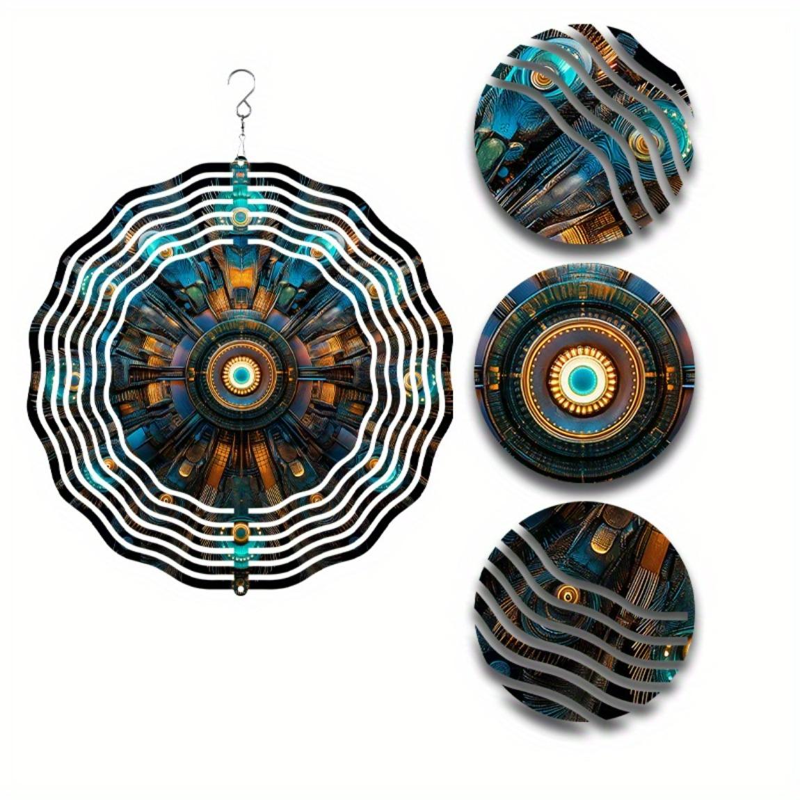 Colorful Spinning Metal Wind Chime 3D Garden Decor for Yard Patio Outdoor Aesthetic Perfect Christmas New Year Gift 01A
Colorful Spinning Metal Wind Chime 3D Garden Decor for Yard Patio Outdoor Aesthetic Perfect Christmas New Year Gift 01A