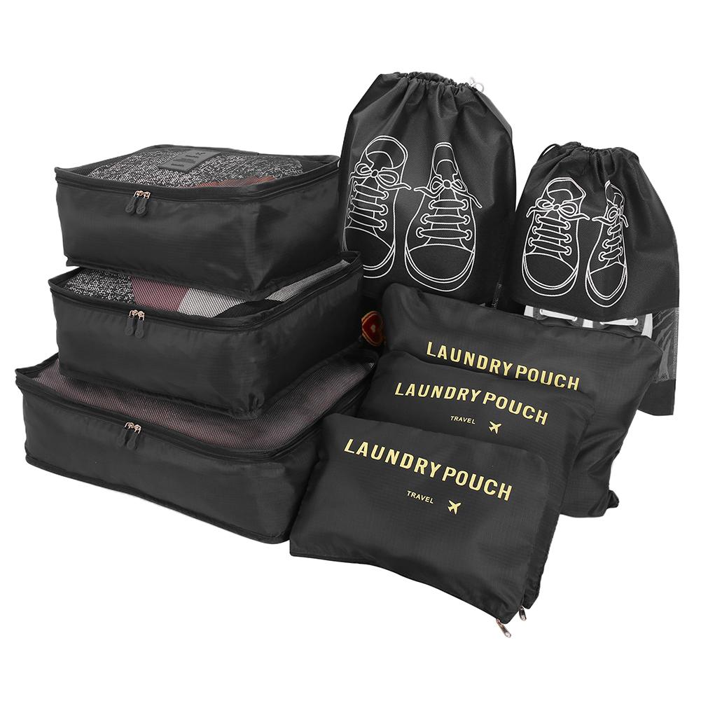 8Pcs/Set Travel Organizer Storage Bags Suitcase Packing Cubes Set Cases Portable Luggage Clothes Shoe Tidy Pouch Folding Bags
8Pcs/Set Travel Organizer Storage Bags Suitcase Packing Cubes Set Cases Portable Luggage Clothes Shoe Tidy Pouch Folding Bags