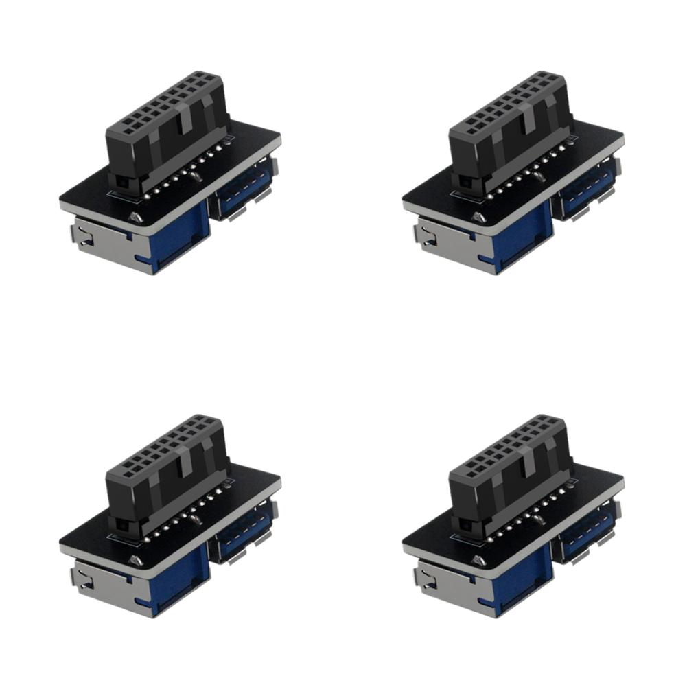 Адаптер USB 3.0 19-контактный гнездовой разъем на двойной гнездовой разъем USB 3.0 типа A для материнской платы (С) Делавэр
Адаптер USB 3.0 19-контактный гнездовой разъем на двойной гнездовой разъем USB 3.0 типа A для материнской платы (С) Делавэр