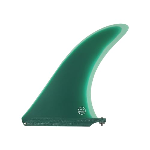 YEPSURF Longboard Fin Single Tab Type 9 8 10 Center Fin Fiberglass (Green, 10.25 inches)
YEPSURF Longboard Fin Single Tab Type 9 8 10 Center Fin Fiberglass (Green, 10.25 inches)