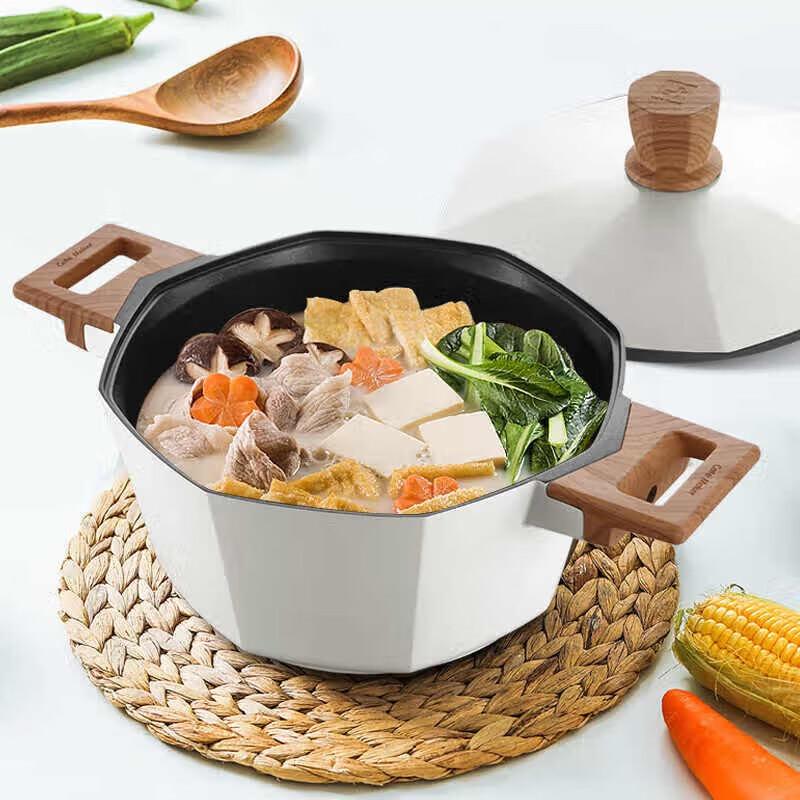 Katemark Wood Stone Octagonal Ceramic Soup Pot
Katemark Wood Stone Octagonal Ceramic Soup Pot