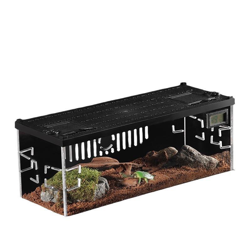 Acrylic Small Animal Heating Anti-escape Cages Hermit Crab Hamster Cage Breeding Tank Climbing Pet Feeding Box with LED Lighting
Acrylic Small Animal Heating Anti-escape Cages Hermit Crab Hamster Cage Breeding Tank Climbing Pet Feeding Box with LED Lighting