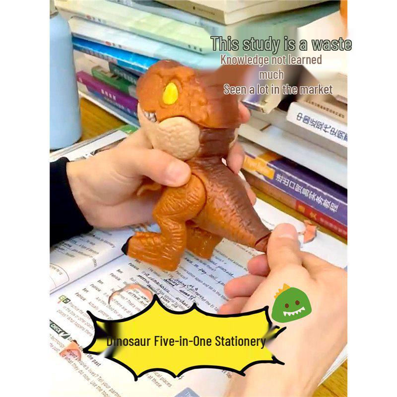 DIY Tyrannosaurus Rex Stationery Set - 5-in-1 Educational Dinosaur Model Toy for Kids
DIY Tyrannosaurus Rex Stationery Set - 5-in-1 Educational Dinosaur Model Toy for Kids