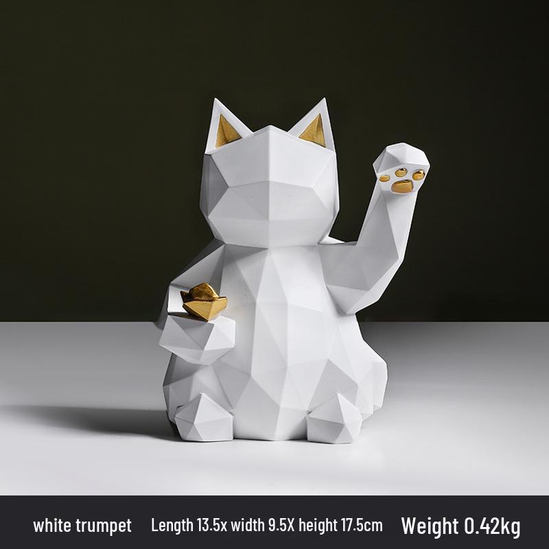 Fortune Cat Resin Ornaments for Shop, Tea Room, Study & Living Room Decor
Fortune Cat Resin Ornaments for Shop, Tea Room, Study & Living Room Decor