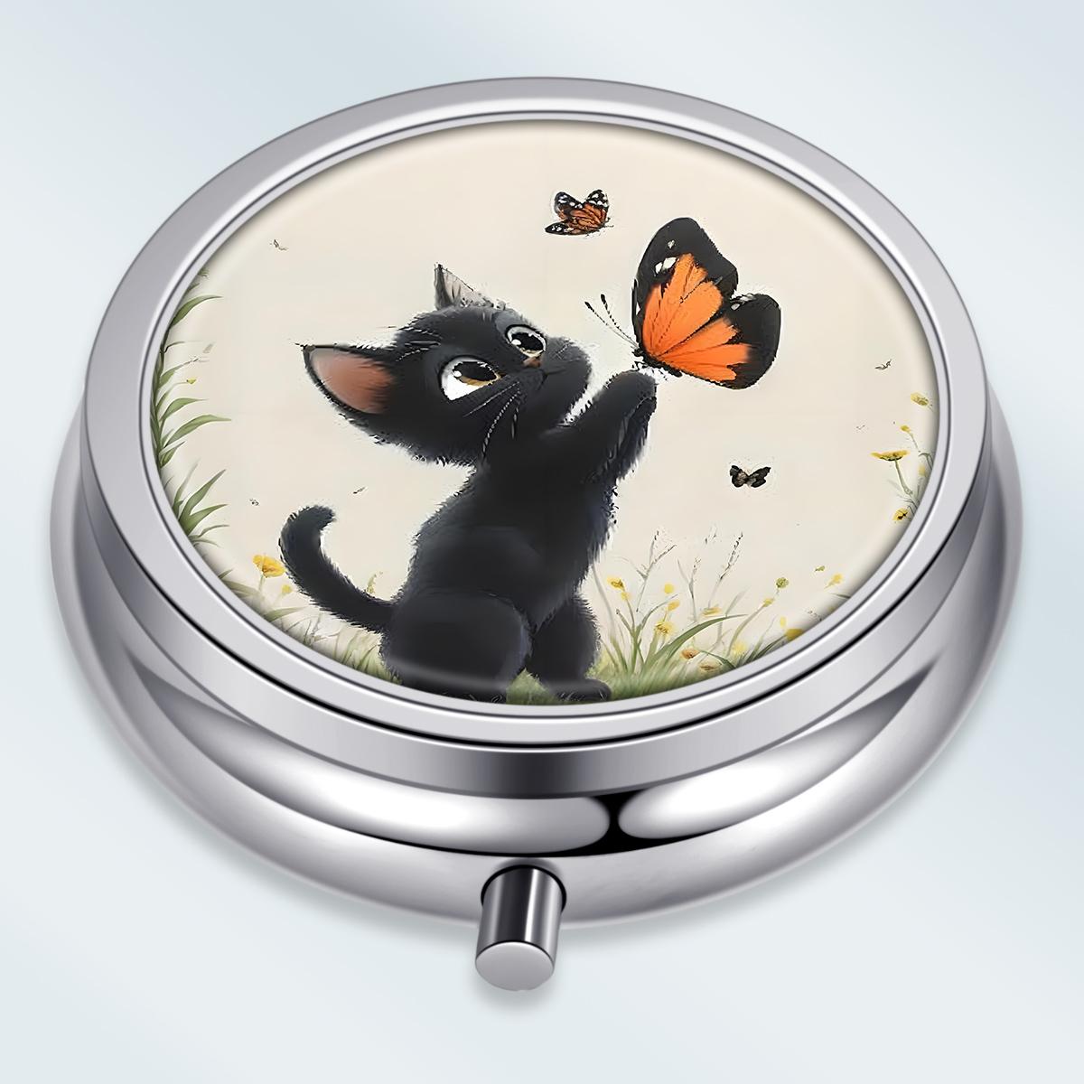 Portable Pill Box with 3 Compartments, Mini Metal Medicine Organizer Case, Cute Printed Pill Container for Vitamins, Pills, Jewelry, Travel, Daily Use разноцветный
Portable Pill Box with 3 Compartments, Mini Metal Medicine Organizer Case, Cute Printed Pill Container for Vitamins, Pills, Jewelry, Travel, Daily Use разноцветный