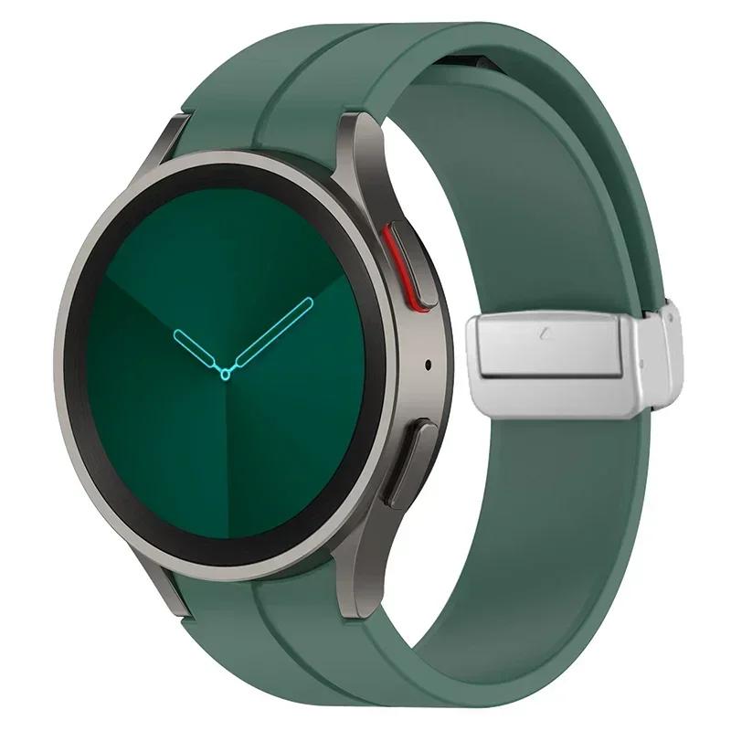 Магнітний силіконовий ремінець для Samsung Watch 7 6 5 4 40 44 мм/5 Pro 45 мм, без проміжків, складана пряжка, ремінець для Galaxy Watch 6/4 Classic Watch 5 Pro 45mm
Магнітний силіконовий ремінець для Samsung Watch 7 6 5 4 40 44 мм/5 Pro 45 мм, без проміжків, складана пряжка, ремінець для Galaxy Watch 6/4 Classic Watch 5 Pro 45mm