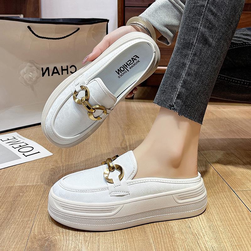 Baotou half slippers women s new thick-soled heel-less half-support single shoes in the summer of 2025 wear one-pedal lazy shoes 40 чорний
Baotou half slippers women s new thick-soled heel-less half-support single shoes in the summer of 2025 wear one-pedal lazy shoes 40 чорний